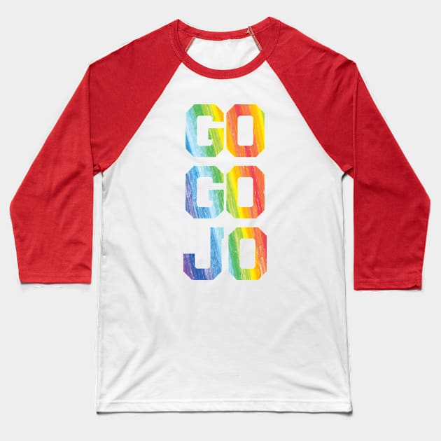 Go Go Jo Baseball T-Shirt by TheatreThoughts